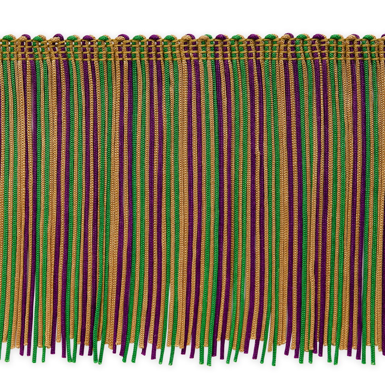 10 Yards of 6" Multicolor Chainette Fringe Trim | 10 yard cut